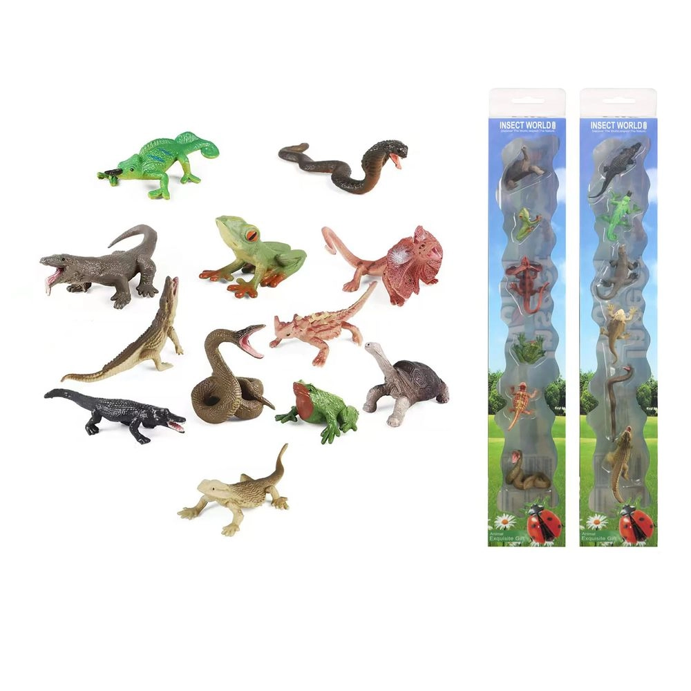 Cold Blooded Animal Toy Reptiles Set (34212842-KZ956_010F) 6 pcs
