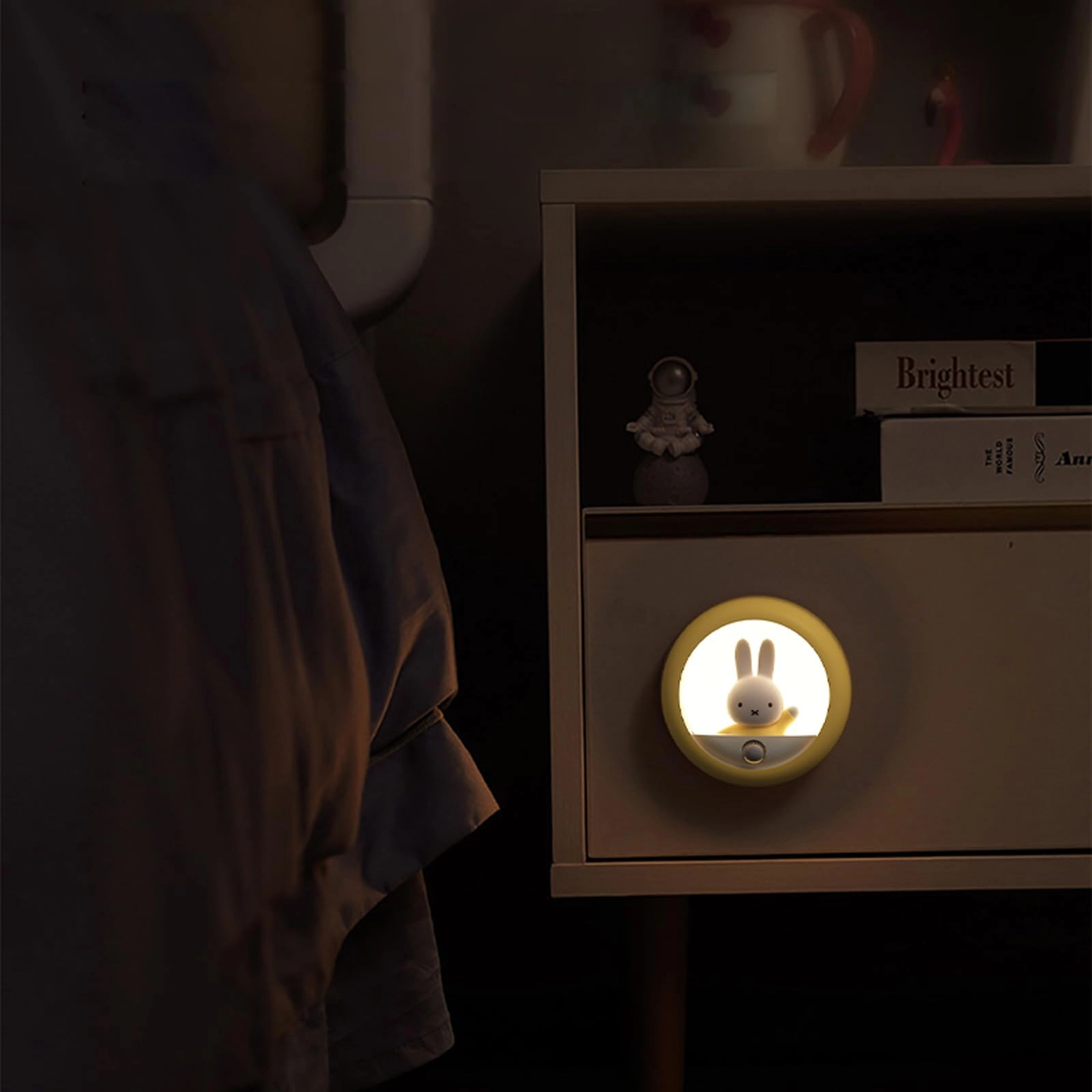 Miffy Motion Sensor Night Light - Battery Powered Yellow