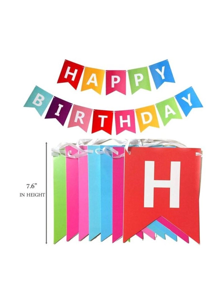 Carnival Happy Birthday Paper Banner