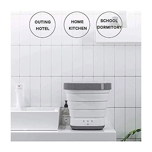 Portable Washing Machine,Turbine Folding Mini Usb Laundry Washer,Perfect For Apartments, Rvs And Small Space Living Shandongmt (Color : B)