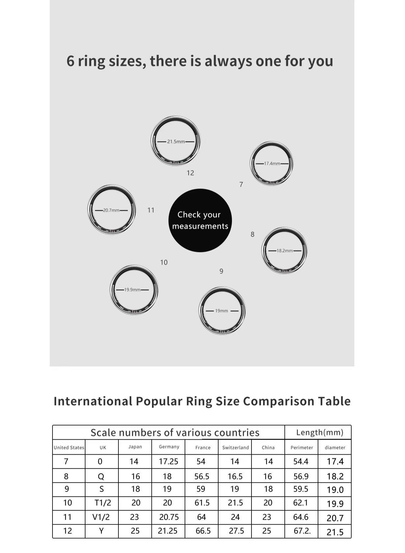 Smart Health Ring - Gold 24-hour Health Monitoring