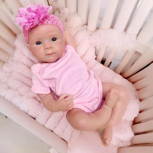 Reborn Baby Doll - 18 Inch Silicone Pink Ages 3+