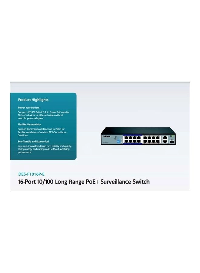 DES-F1016P-E 16-ports