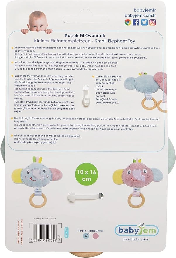 Baby Siicon Elephant Teether - Silicone