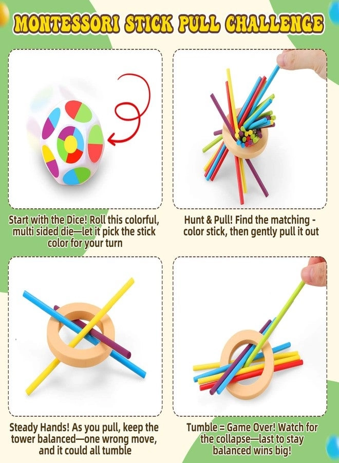 Montessori Wooden Board Games - 3-8 Years 40 pieces