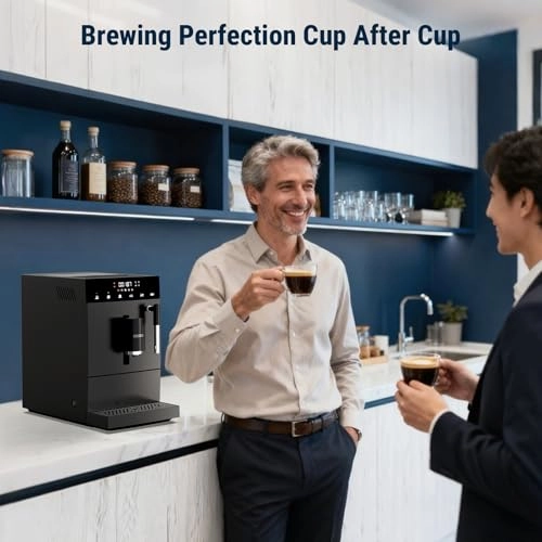 9s - CS-KFJ06-LM Fully Automatic Built-in Grinder Milk Frother