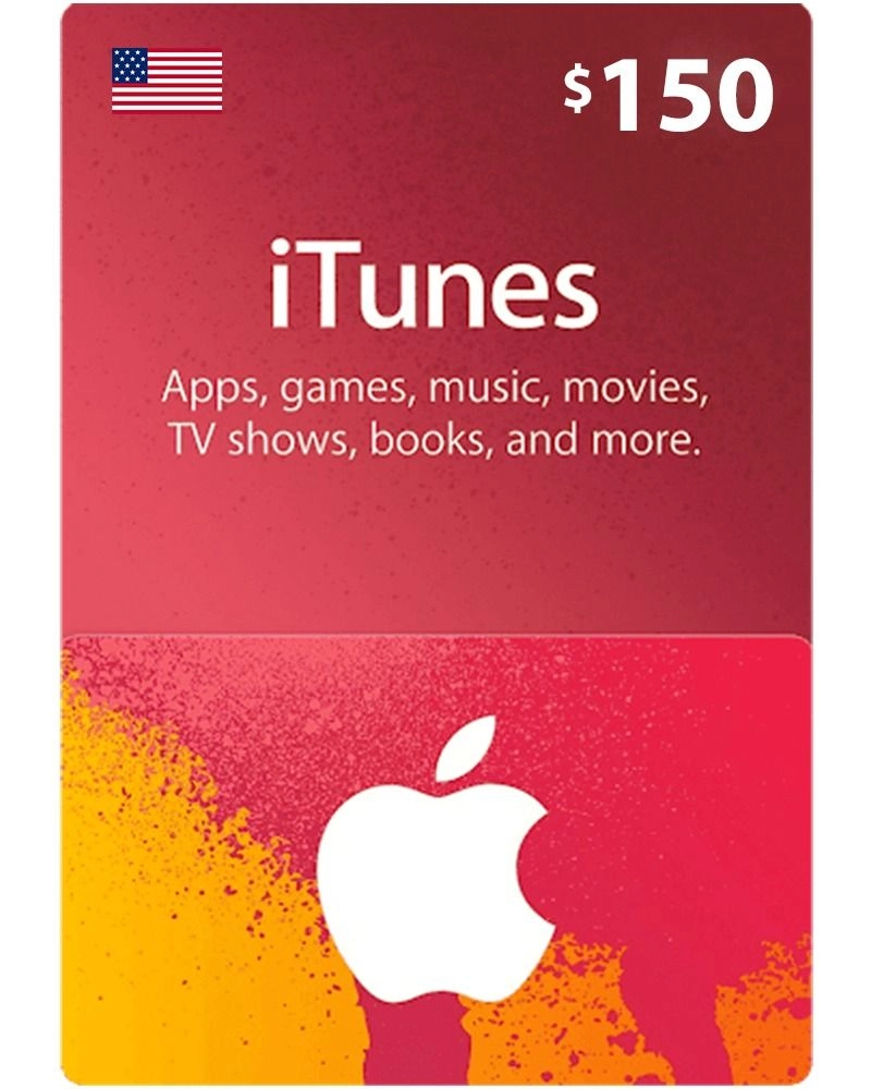 iTunes Gift Card - $150 US