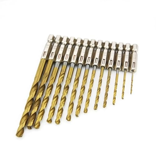 drill bits - 13 pieces 1 ~ 13 mm