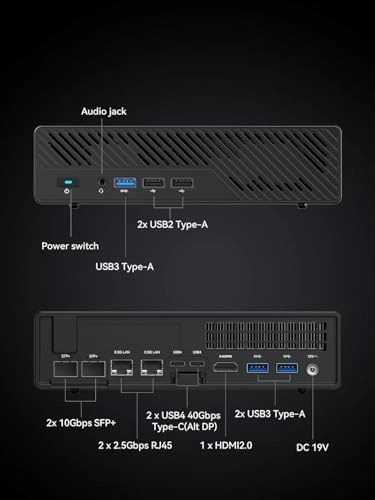 MS-01-S1260 - Intel Core i5-12600H 64GB M.2 NVMe U.2 NVMe