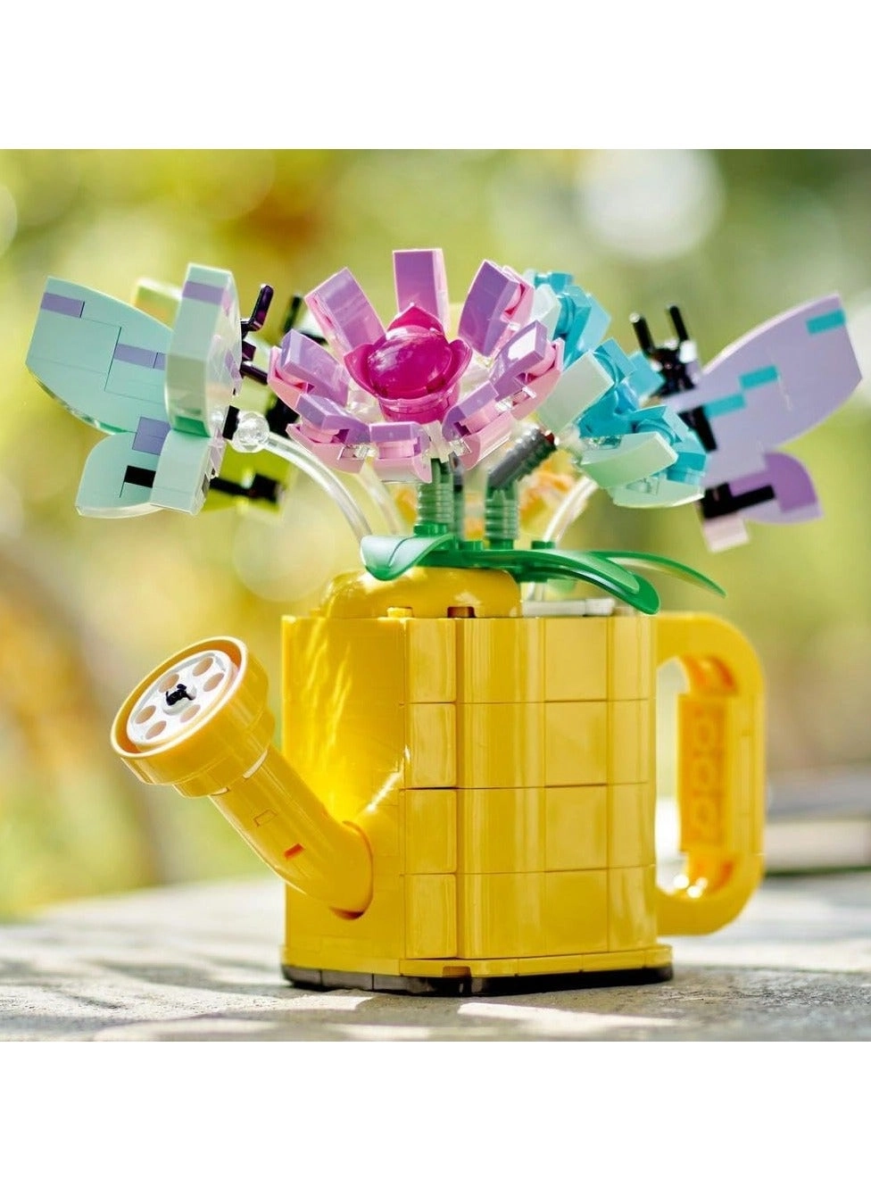 Flowers in Watering Can (31149) - Yellow