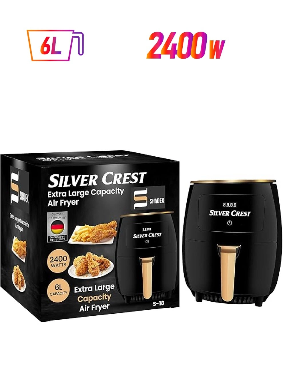 PROMASS Oilless Easy Air Fryer