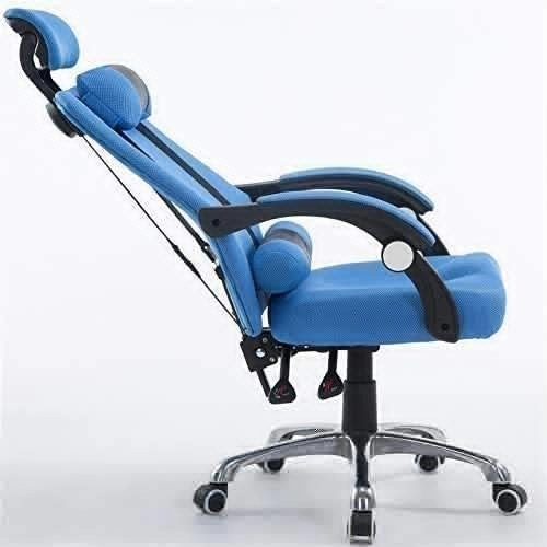 Desk Chair - PU Leather Brown High Back