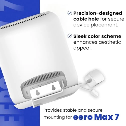 Wall Bracket for Max 7 - White-3Pack Compatible with Max 7 Mesh WiFi Router