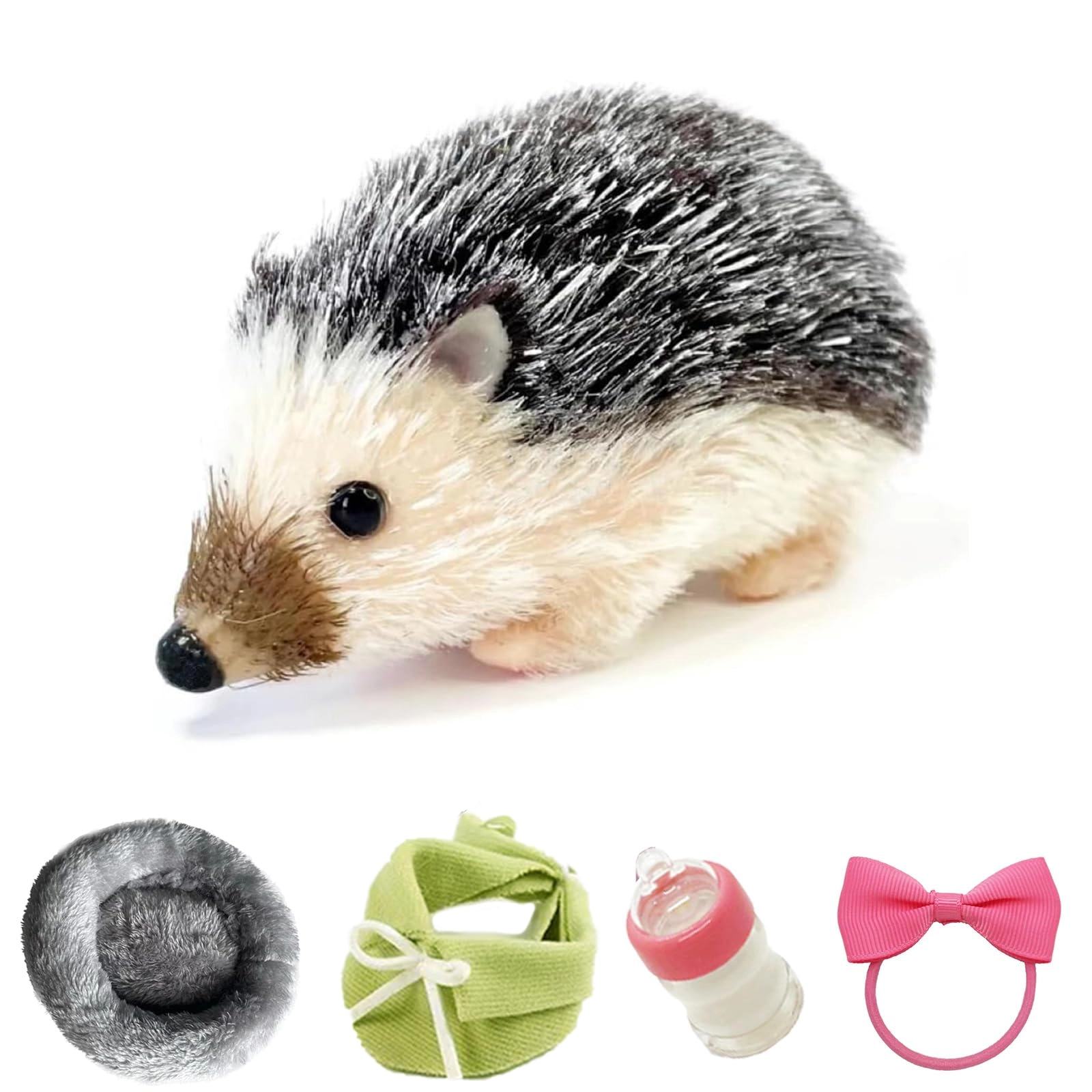 Hedgehog Brown 13 cm Silicone