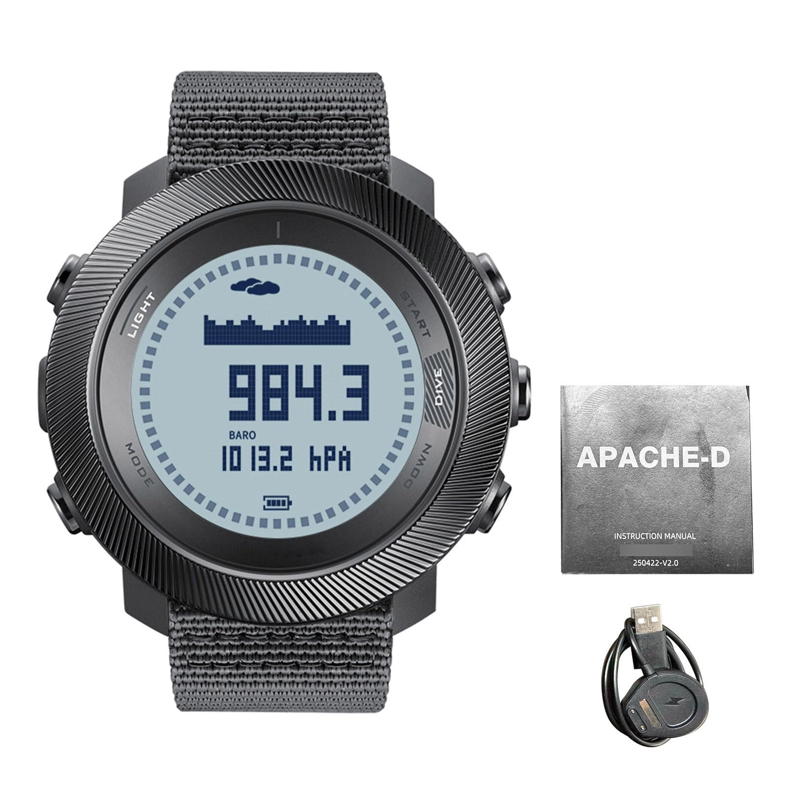 Sorandy Outdoors Dive Watch 49.8mm PPS+Carbon Fiber