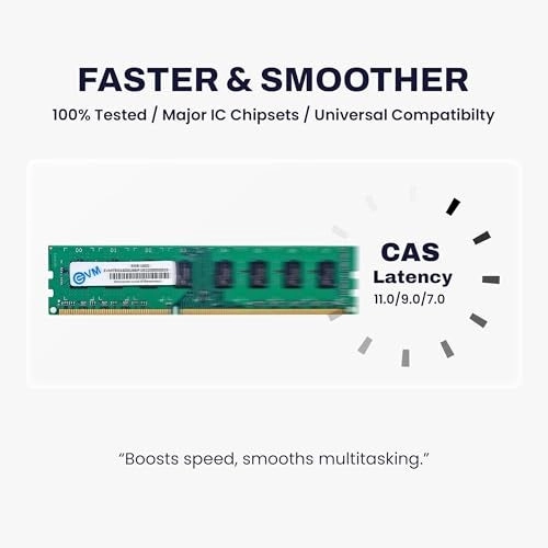 EVMT8G1600U86P - 8GB 1600MHz 240-PIN Long-DIMM DDR3