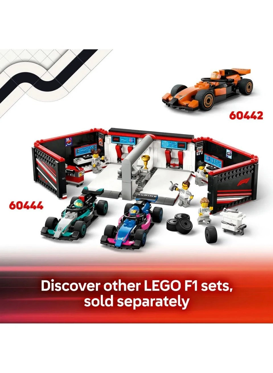 City F1 Pit Stop & Pit Crew (60443)