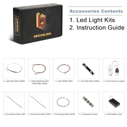 LED Light Set for LEGO Book Nook 76450 H ogwarts Express - Copper Line