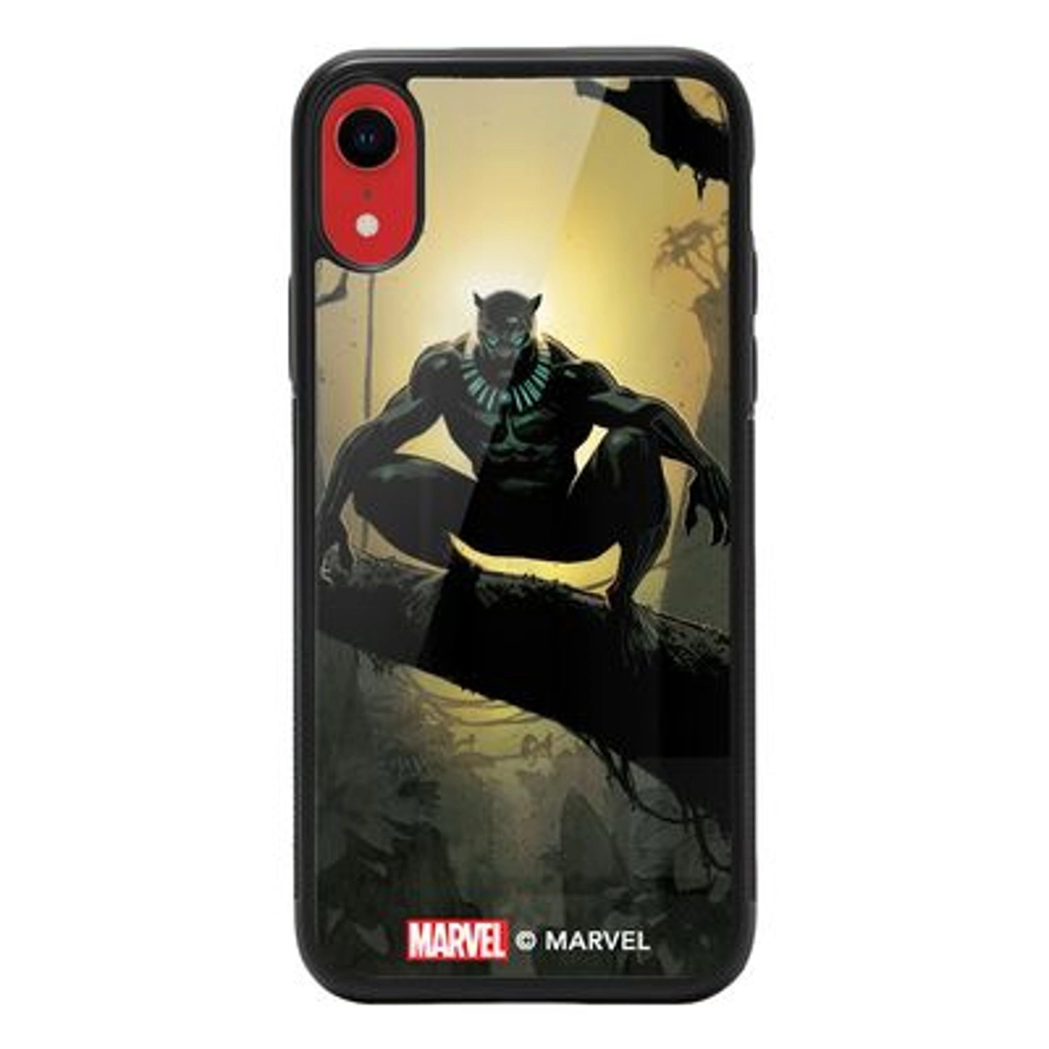 Wackylicious The King Of Wakanda iPhone XR Cover - TPU Bumper Case + Tempered Glass Back Back Case