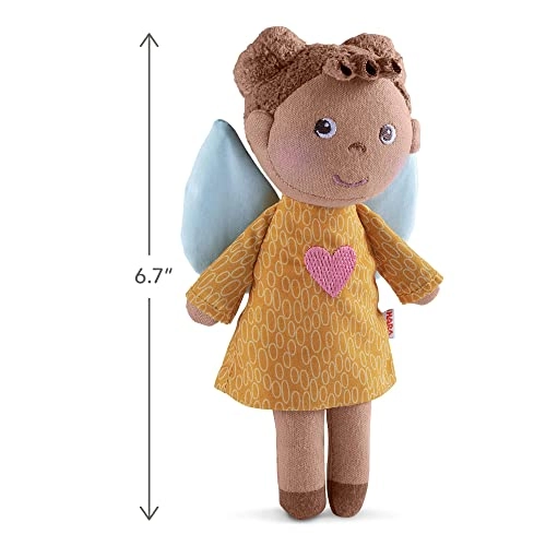 Nora Guardian Angel Doll - 17 cm yellow