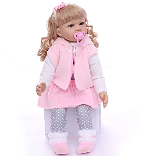 Reborn Baby Doll - 22 Inches / 55 cm Silicone Ages 3+
