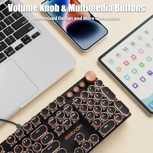 Typewriter Style Mechanical Keyboard - USB-C Wired