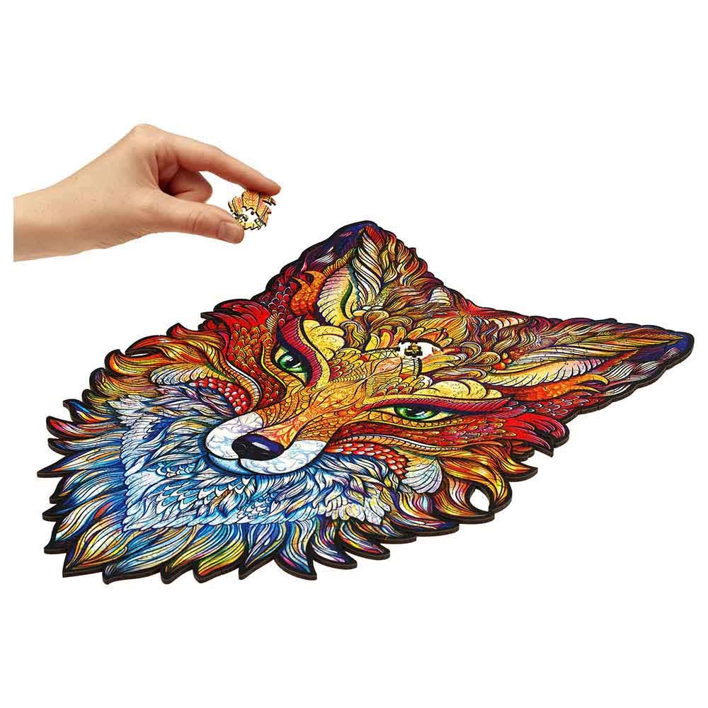 Fiery Fox Wooden Puzzle (4107390-FIERY_FOX_S) - 107 pcs