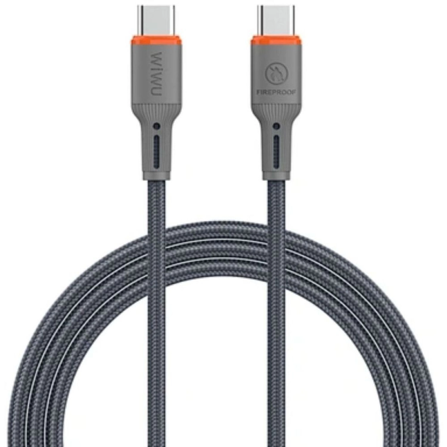 WIWU FlameGuard Cable 60W USB-C to USB-C 1.2m Braided