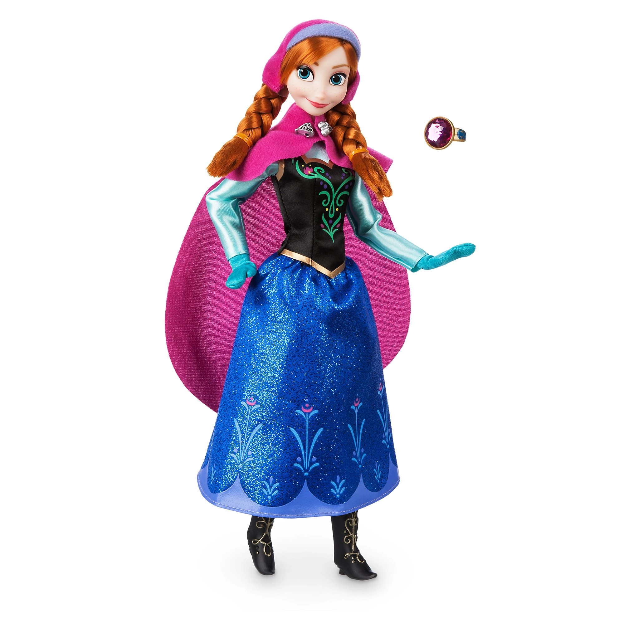 Disney Anna Doll - 11 1/2 Inch with Ring
