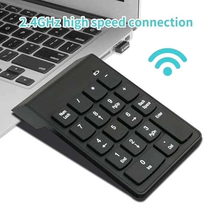 Numeric Keypad - 2.4 gigahertz Mini USB