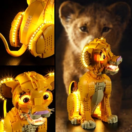 Led Light for LEGO Simba The Lion King 43247 - Plastic 1