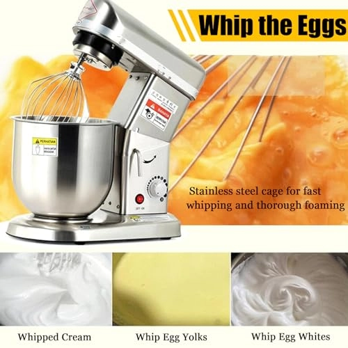 Professional Stand Mixer - 7L 350W/500W/500W