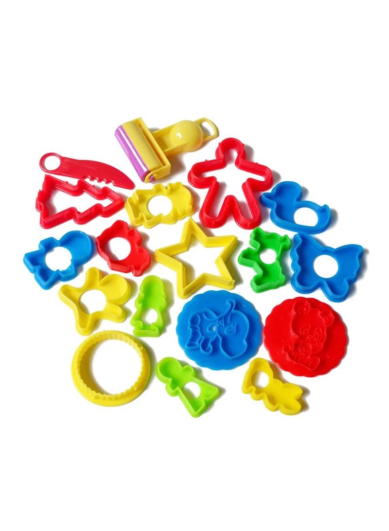 Clay Dough Tool Set - Plastic 38pcs.