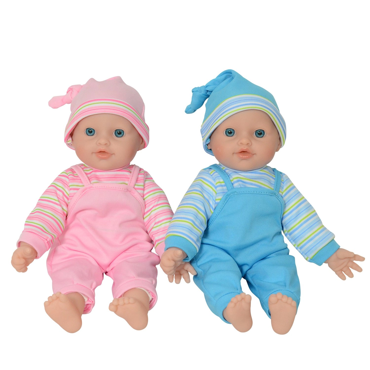 The New York Doll Collection Twin Dolls - 12 inches Caucasian