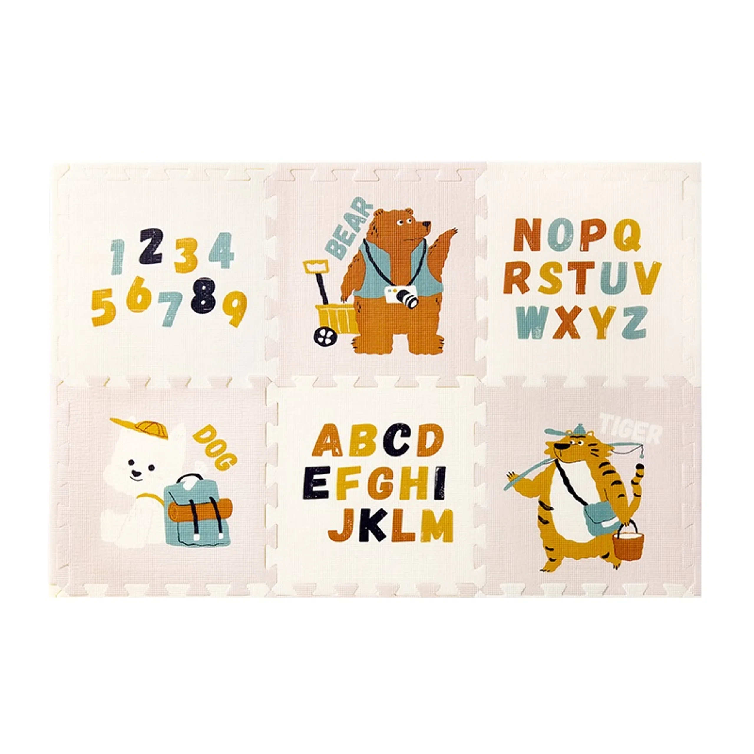 Babycare Reversible Puzzle Playmat - 0 Months & Above.