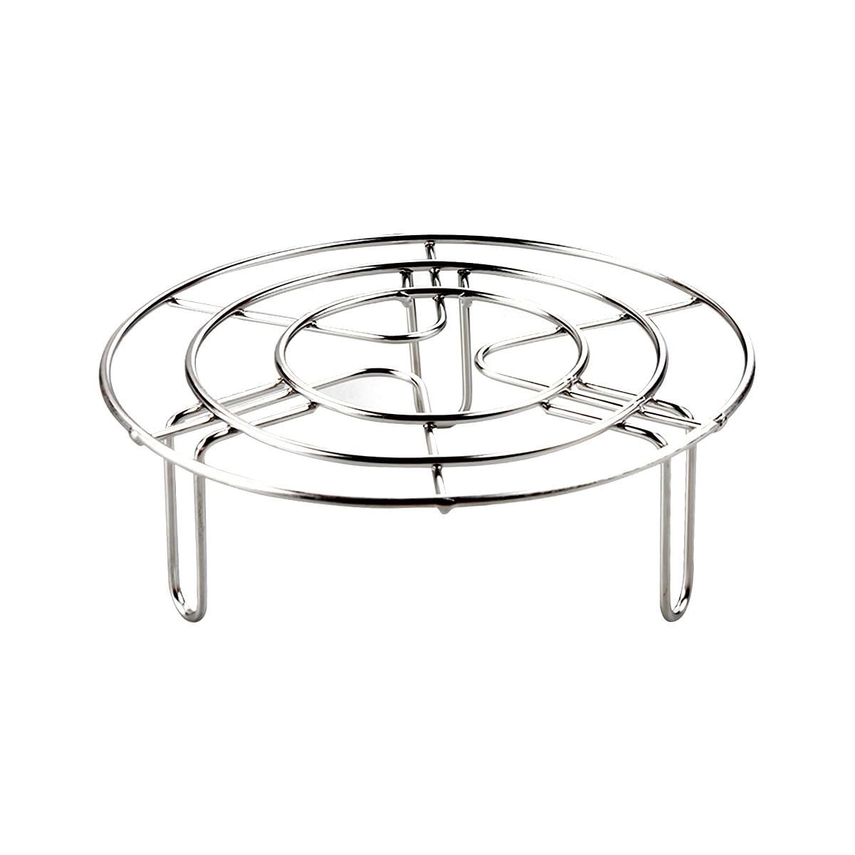 Luckious Round Air Fryer Rack - stainless_steel
