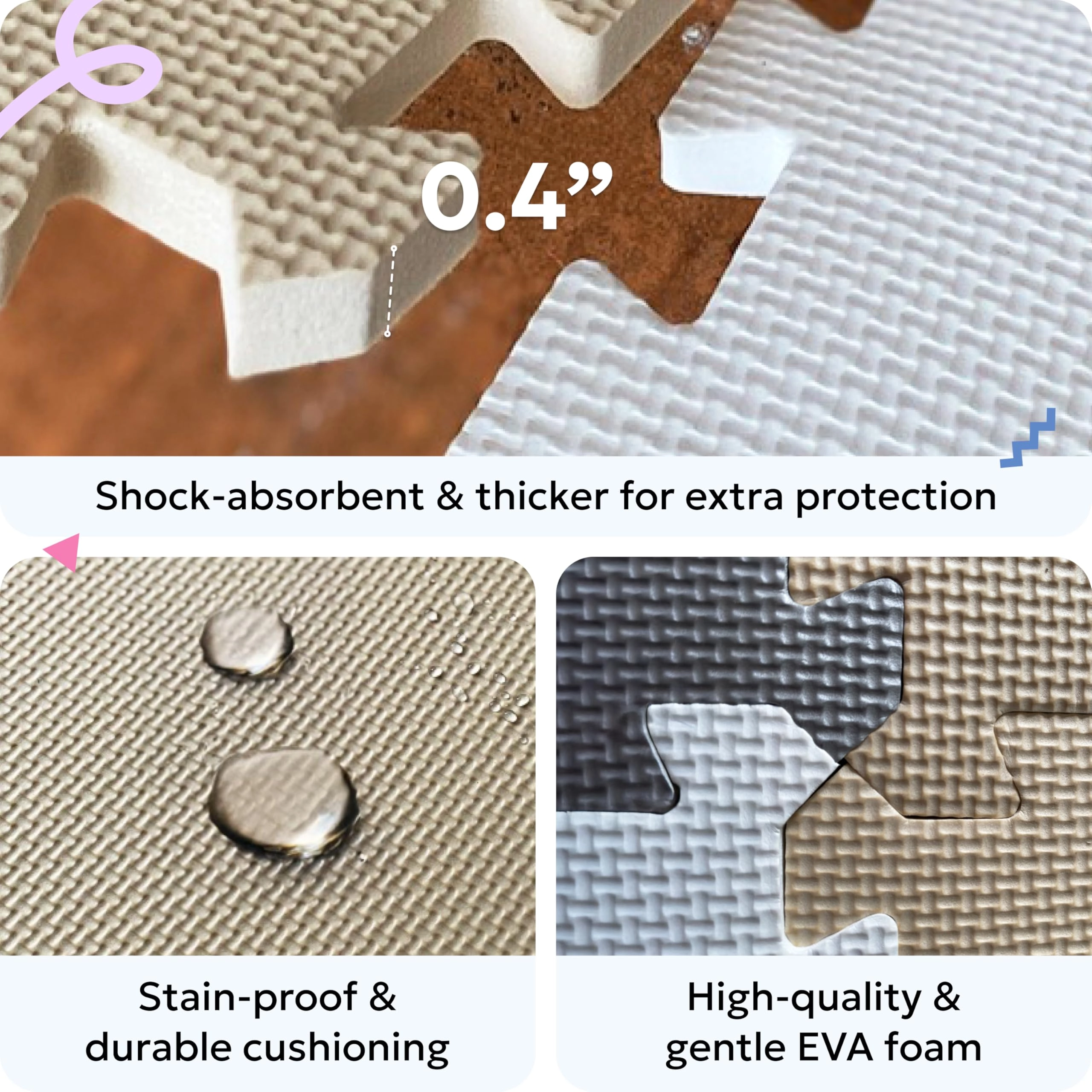 Baby Play Mat - Neutral 6-12 months