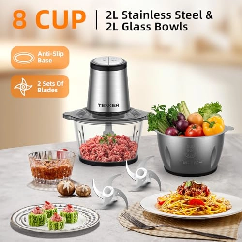 Food Processor - 2L+2L