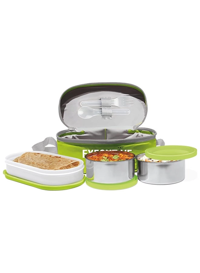 Milton Lunch Box Set - Executive Green 500ml 280ml