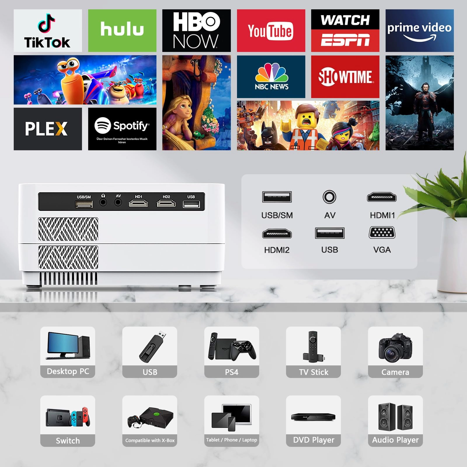 Native 1080P Projector