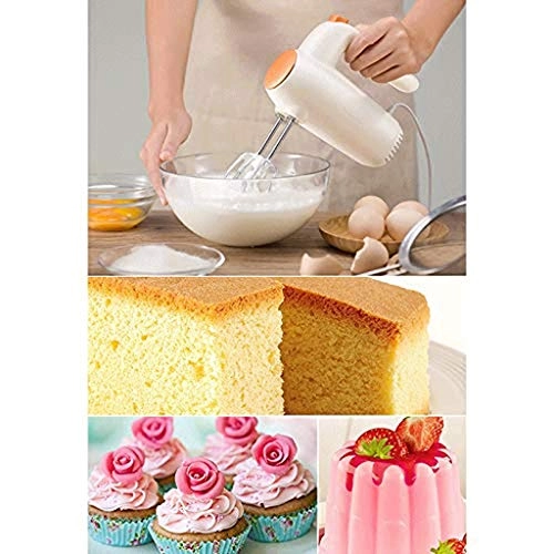 Handheld Electric Egg Beater - High Power 5-speed Turbo