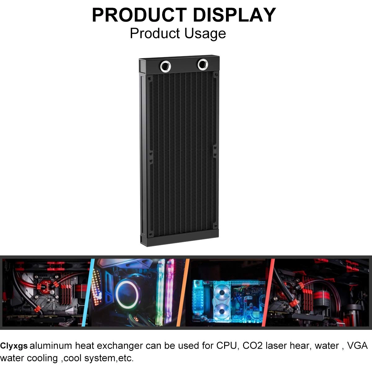 Water Cooling Radiator - 240mm 12 Pipe