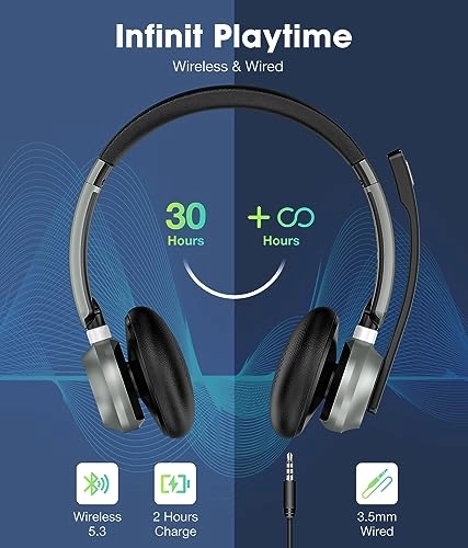 Wireless Headsets with MIC Wireless Headset