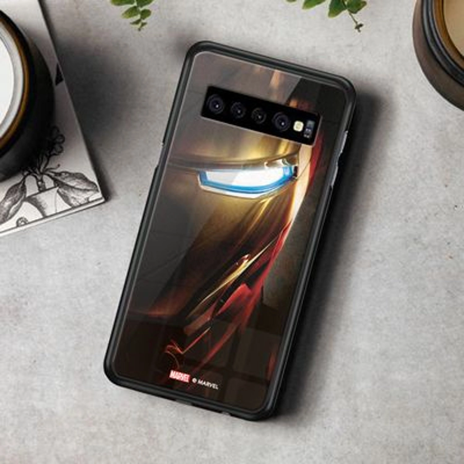 IronMan Half Profile Face Back Case for Galaxy S10