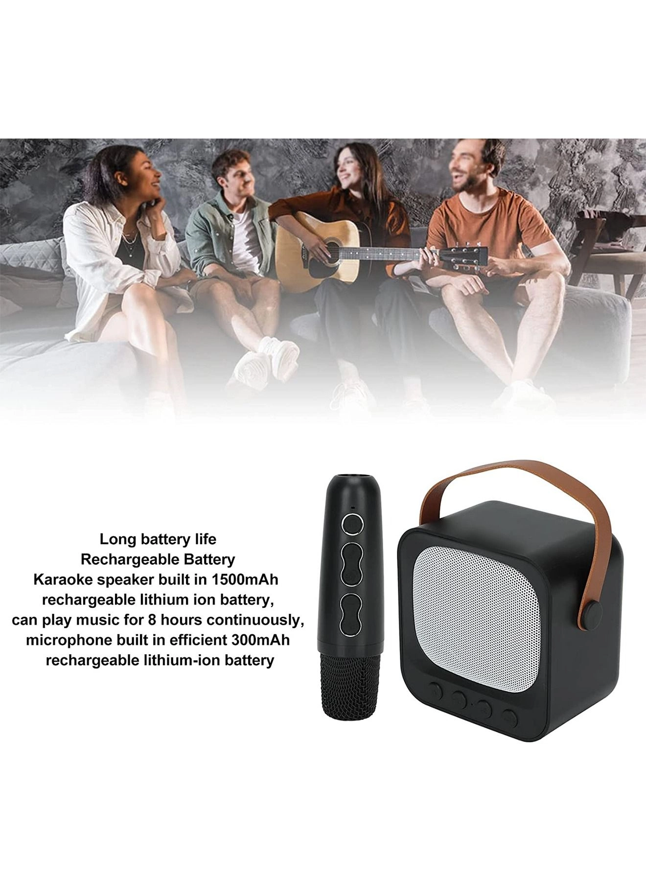 Portable Wireless Karaoke Microphone - two Y21 microphones