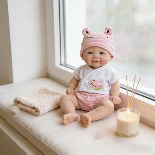 Reborn Baby Doll - 12 inch Full Silicone Girl Ages 3+