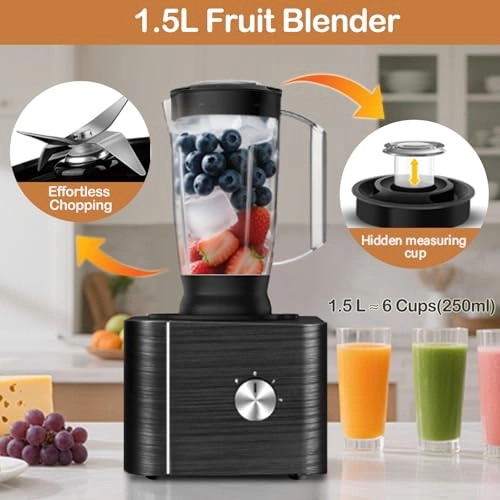 11-in-1 Food Processor and Blender - 3.2L 1100W