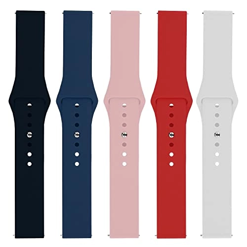 2 Pack 20mm Elegant Watch Strap for Pebble Cosmos Ultra