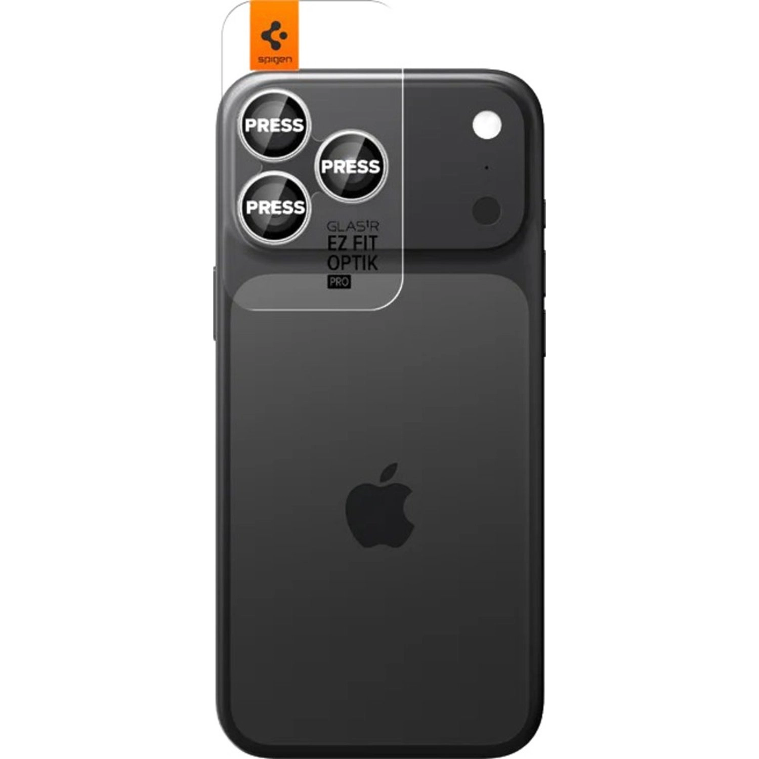 Spigen Optik Pro EZ Fit - Lens Protector Silver iPhone 17 Pro Max/iPhone 17 Pro