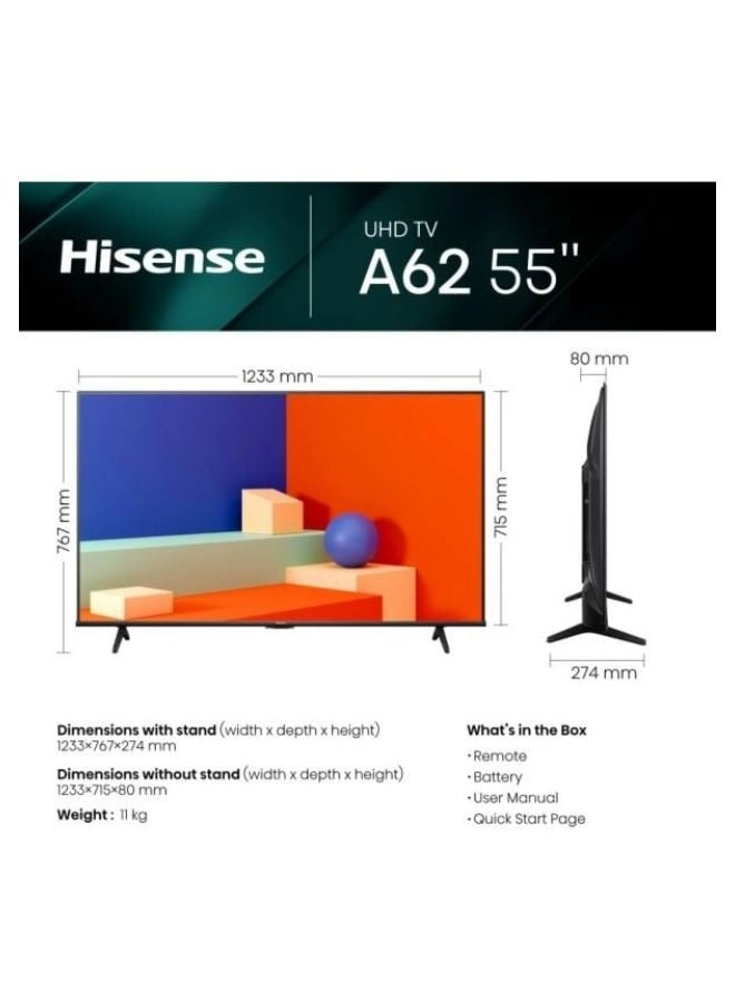 55A62KS - 55 inch
